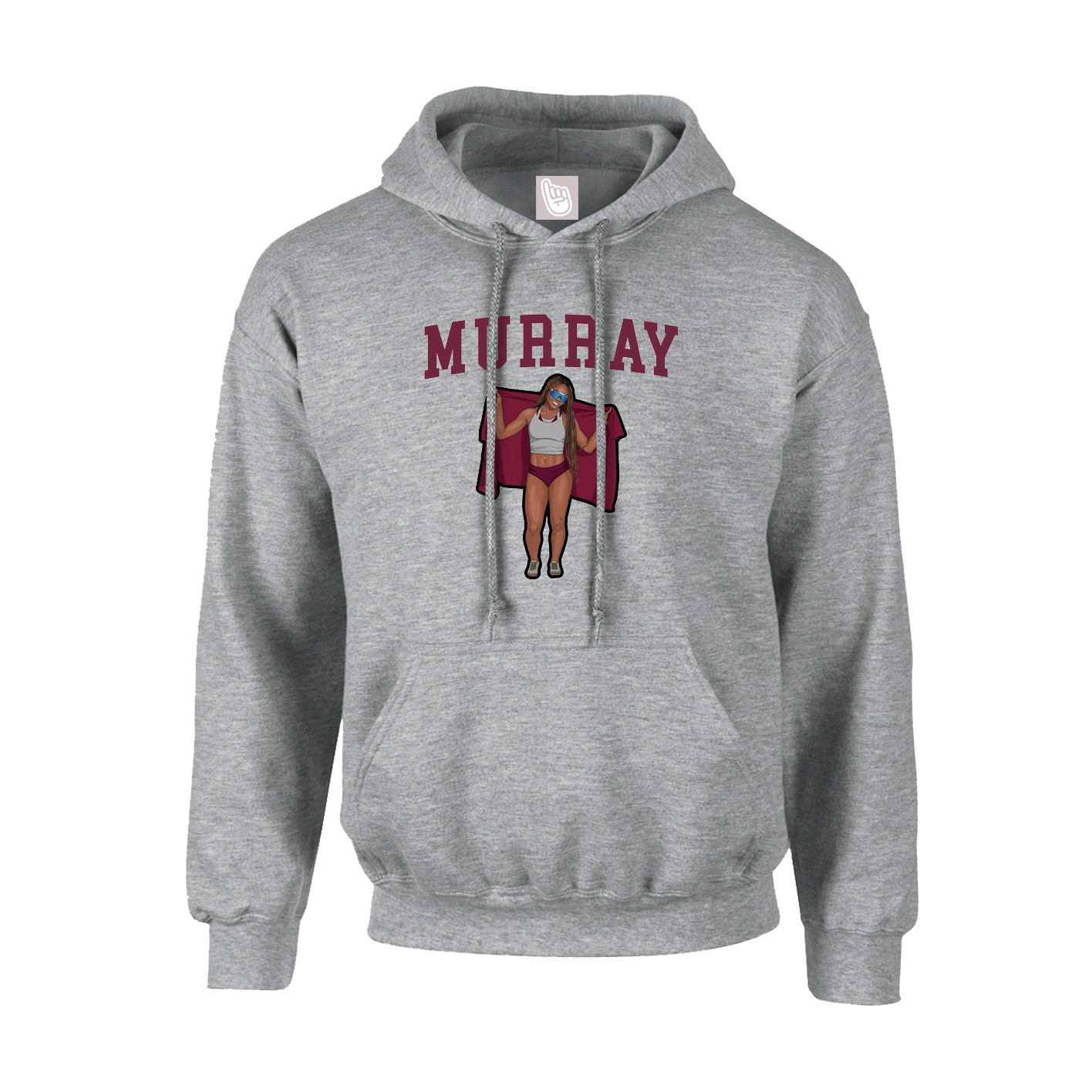 Hoodie — Shirsey in Grey