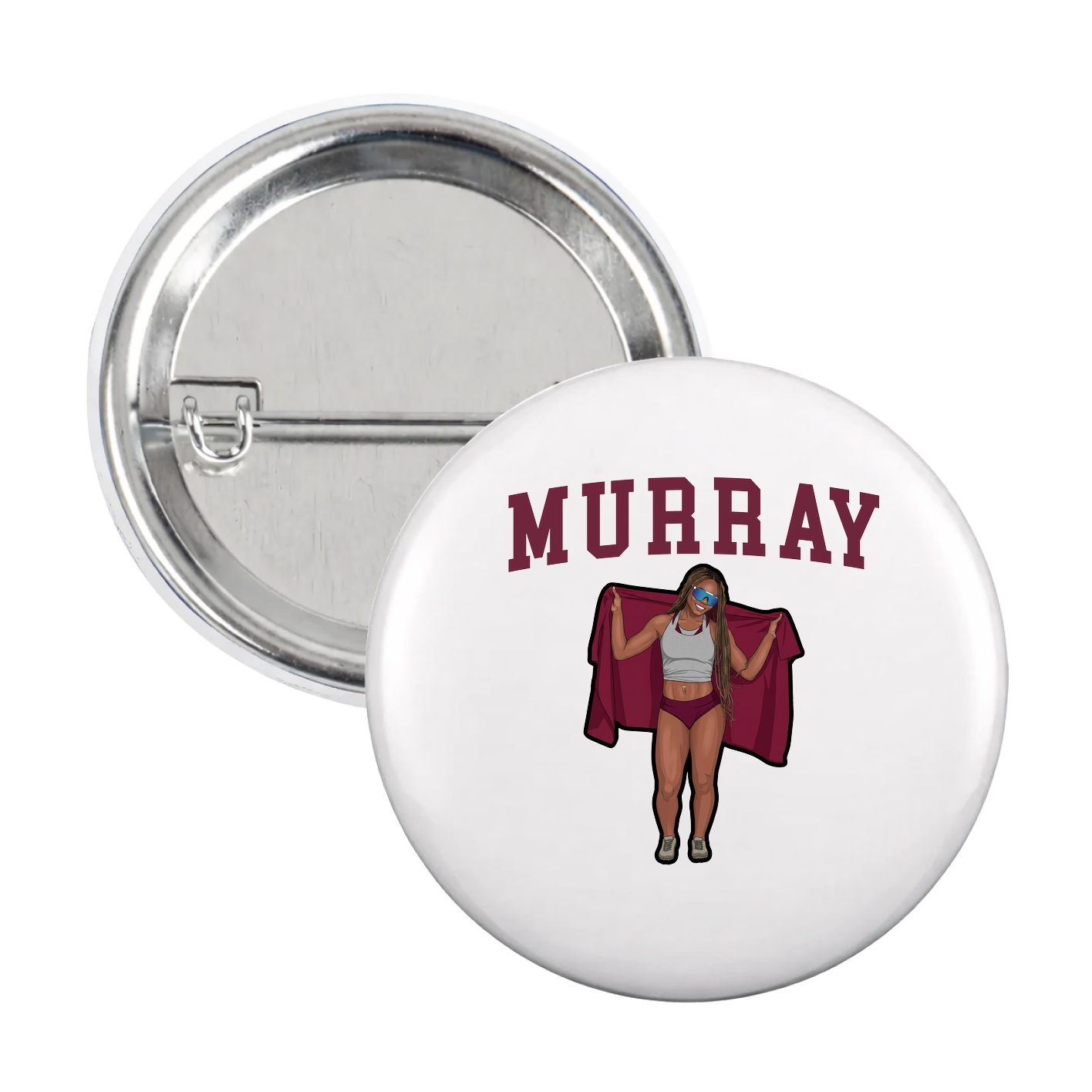 Game Day Button — Shirsey in White