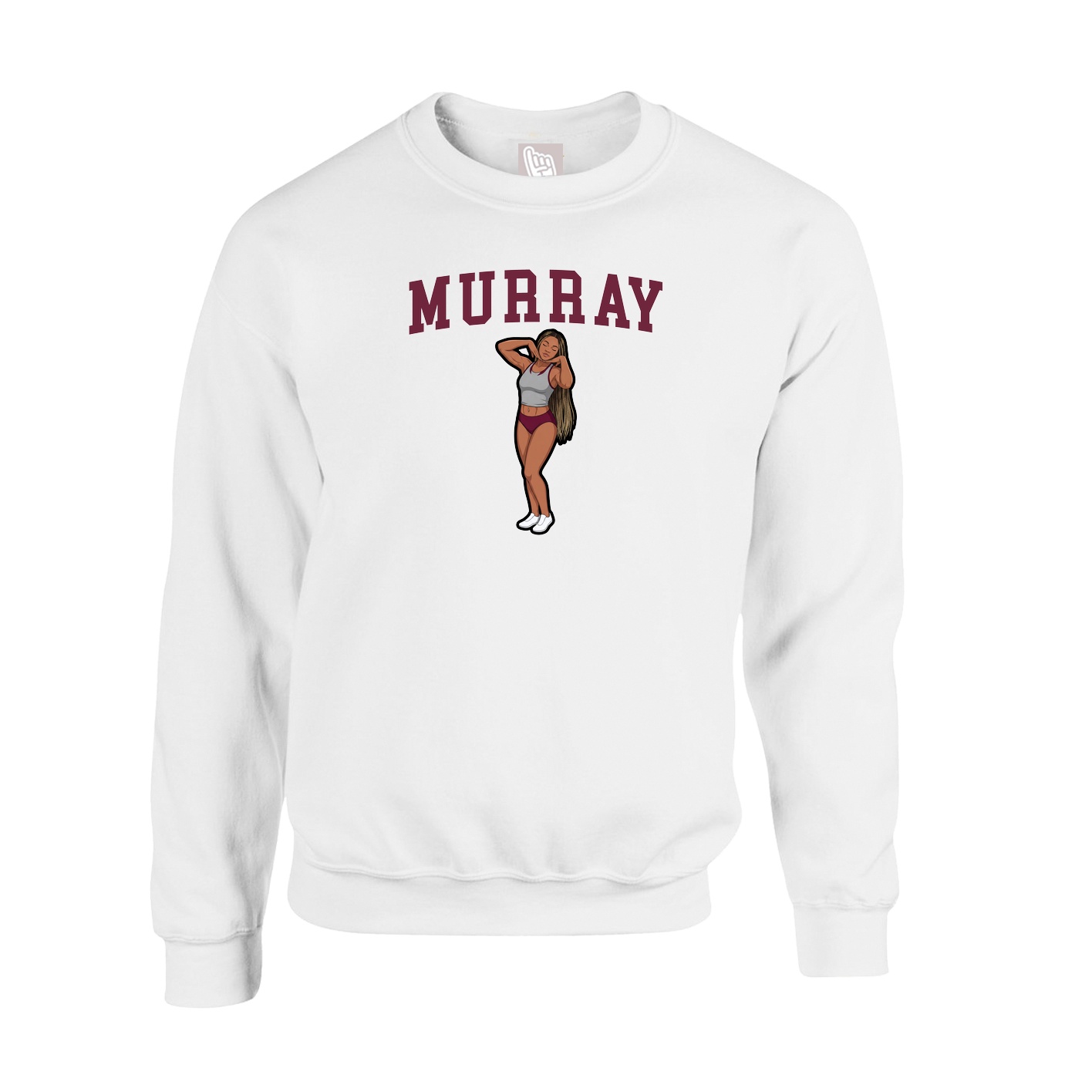 Fleece Crew — Shirsey in White