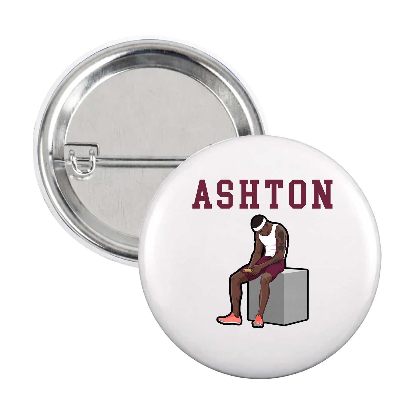 Game Day Button — Shirsey in White