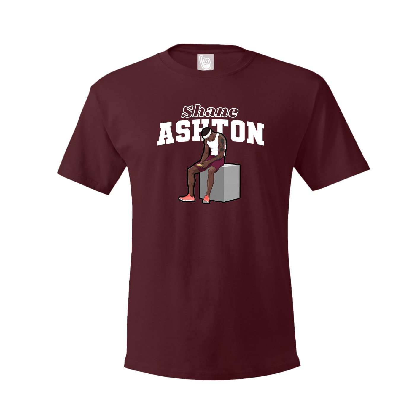 Youth Tee — Name Arch in Maroon