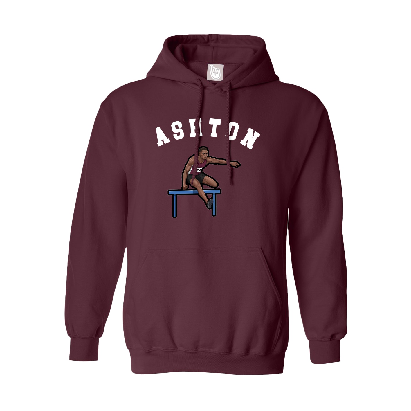 Hoodie — Shirsey Arch in Maroon