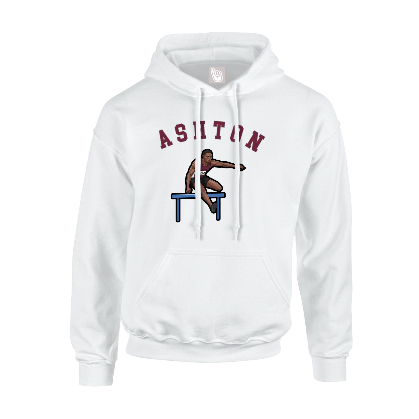 Hoodie — Shirsey Arch in White