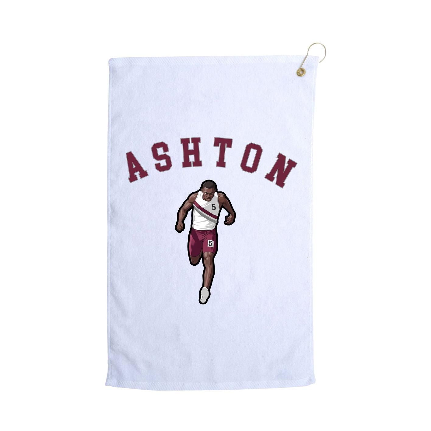 Golf Towel — Shirsey Arch in White