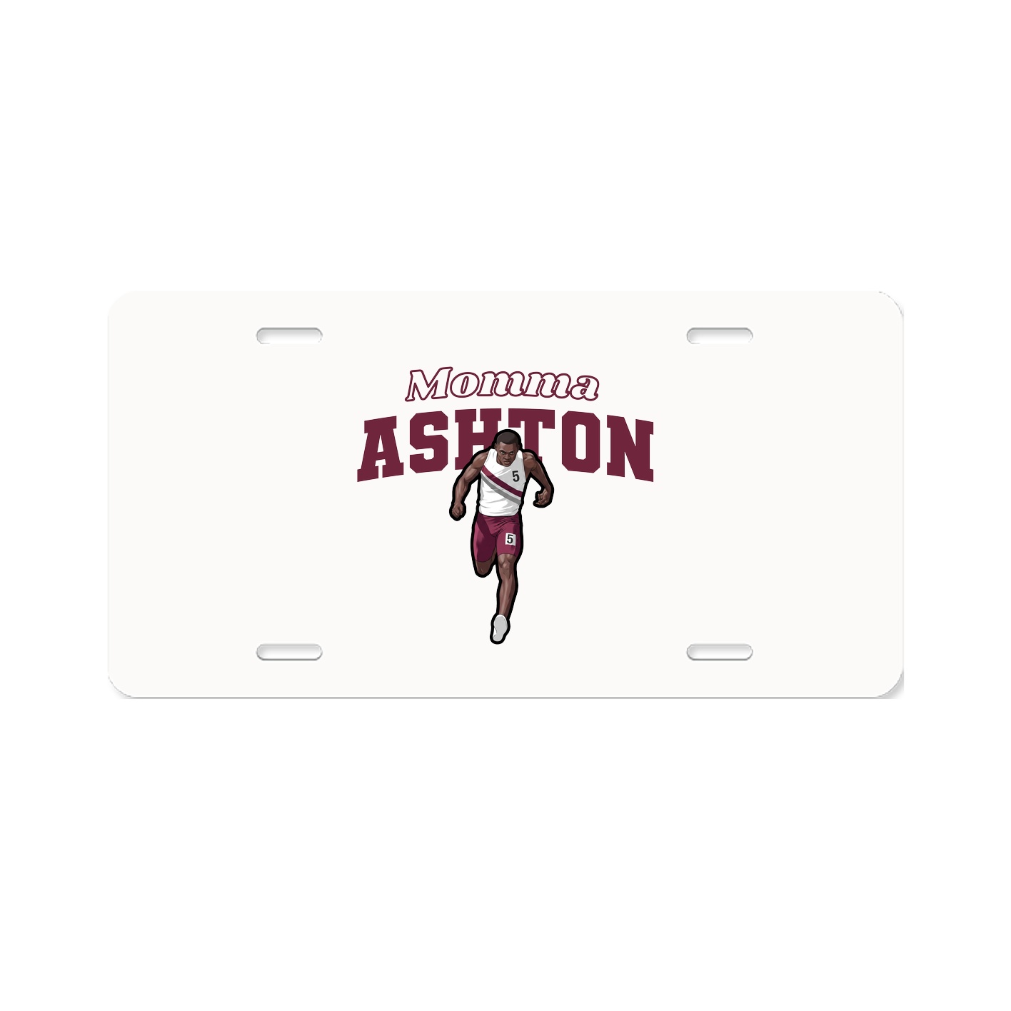License Plate — Mothers Day Block in Classic