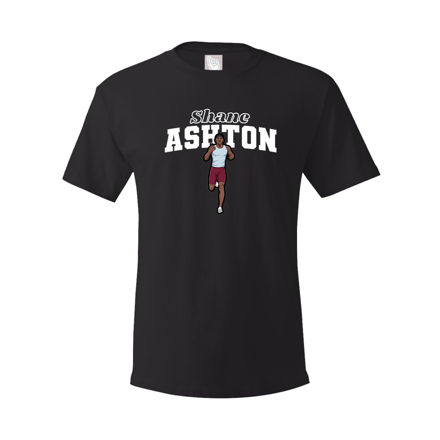 Youth Tee — Name Arch in Black
