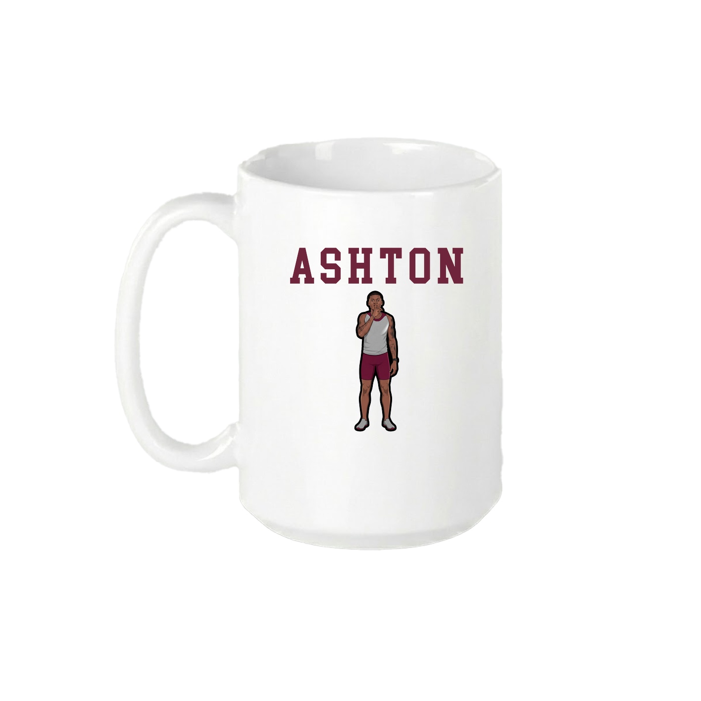 15oz Coffee Mug — Shirsey in White