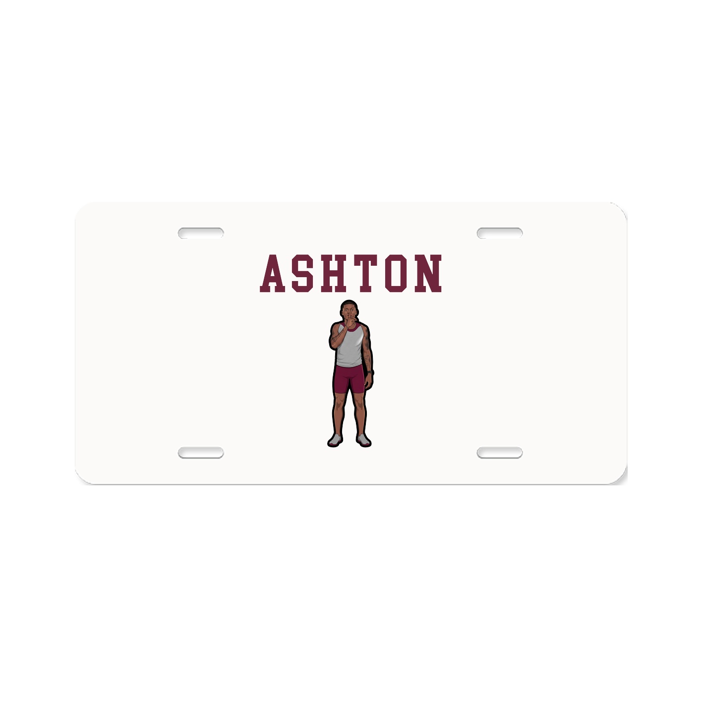 License Plate — Shirsey in Classic