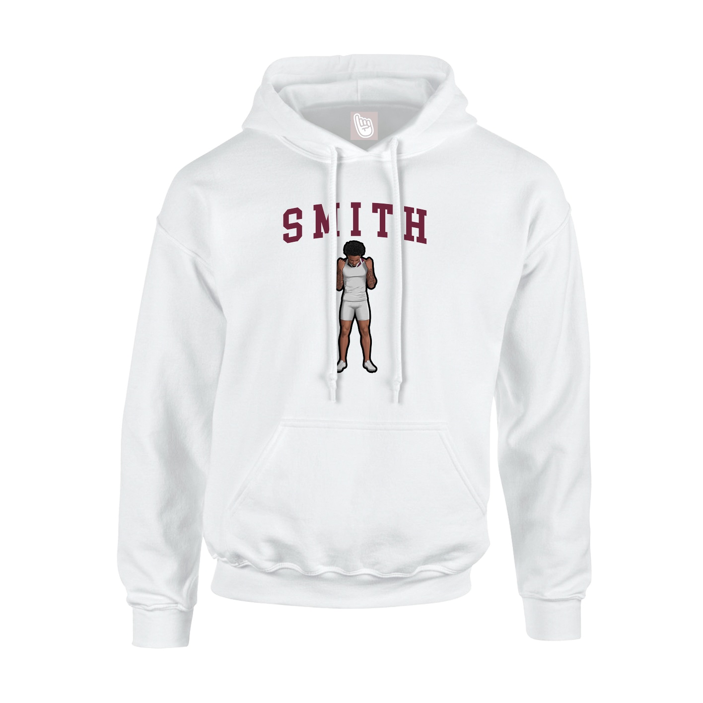 Hoodie — Shirsey in White
