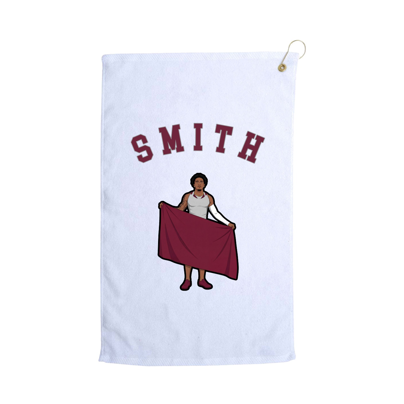 Golf Towel — Shirsey Arch in White