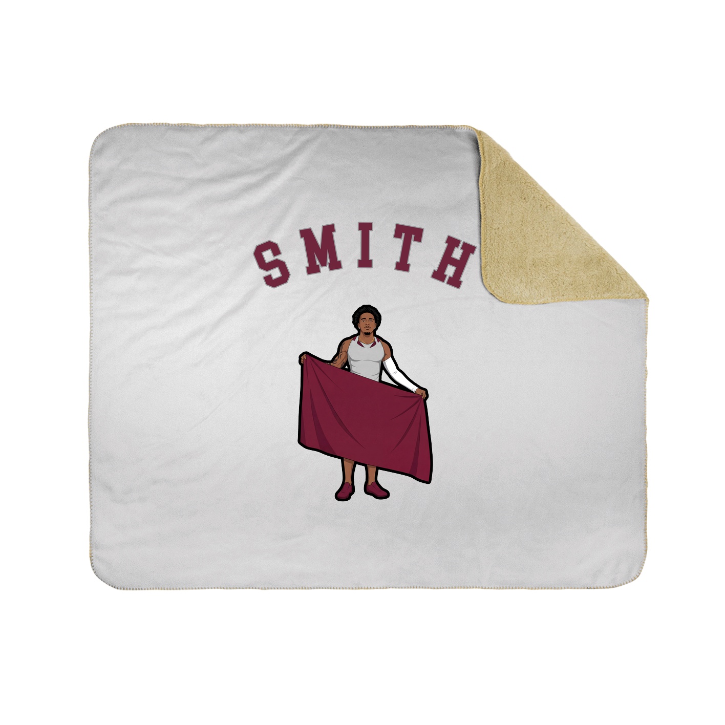 Throw Blanket — Shirsey Arch in White
