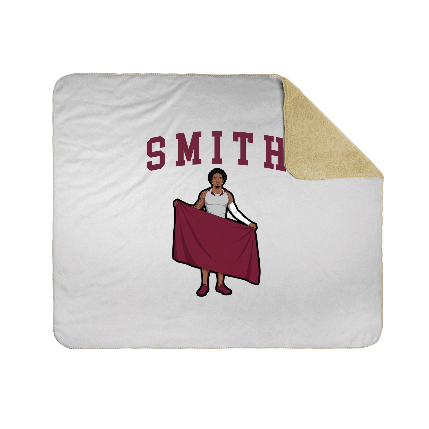 Throw Blanket — Shirsey in White