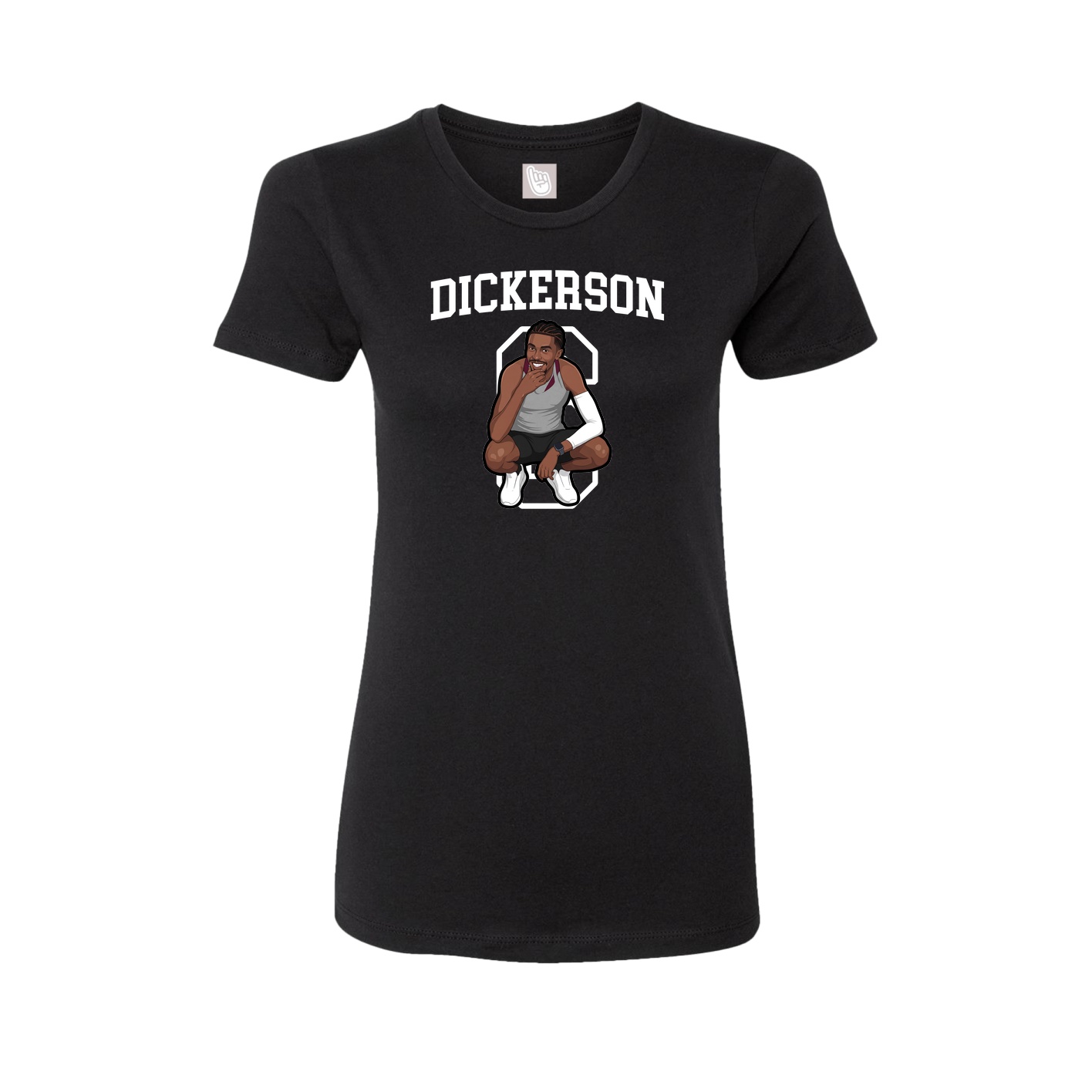 Fitted Women's Tee — Shirsey in Black