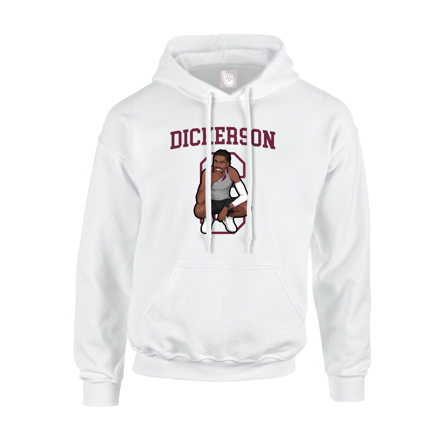 Hoodie — Shirsey in White