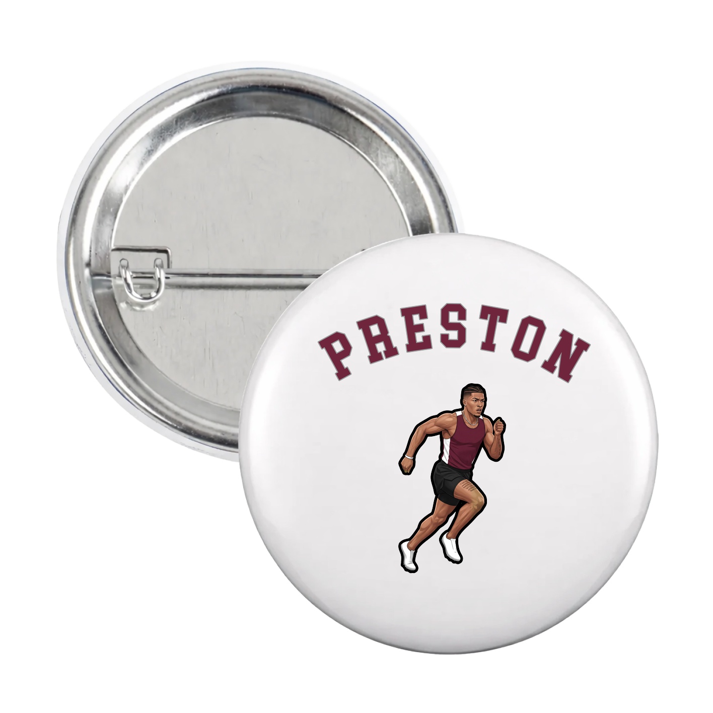 Game Day Button — Shirsey Arch in White