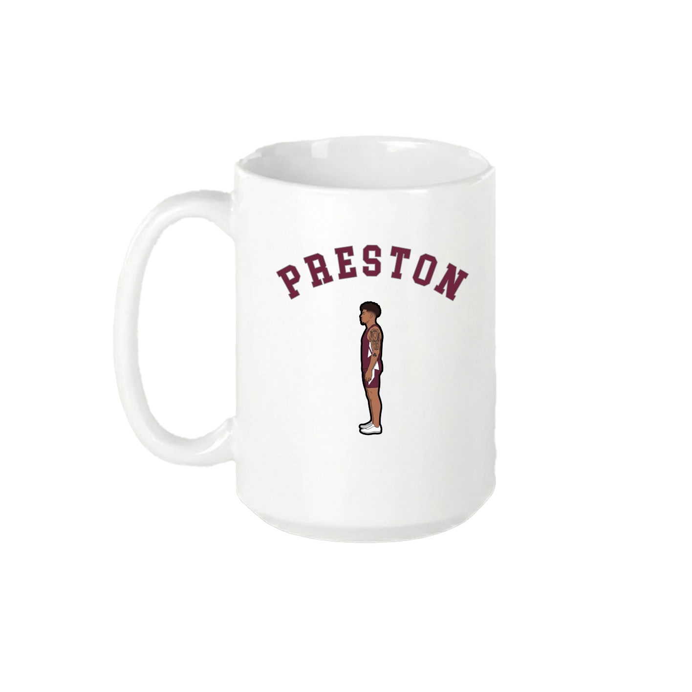 15oz Coffee Mug — Shirsey Arch in White