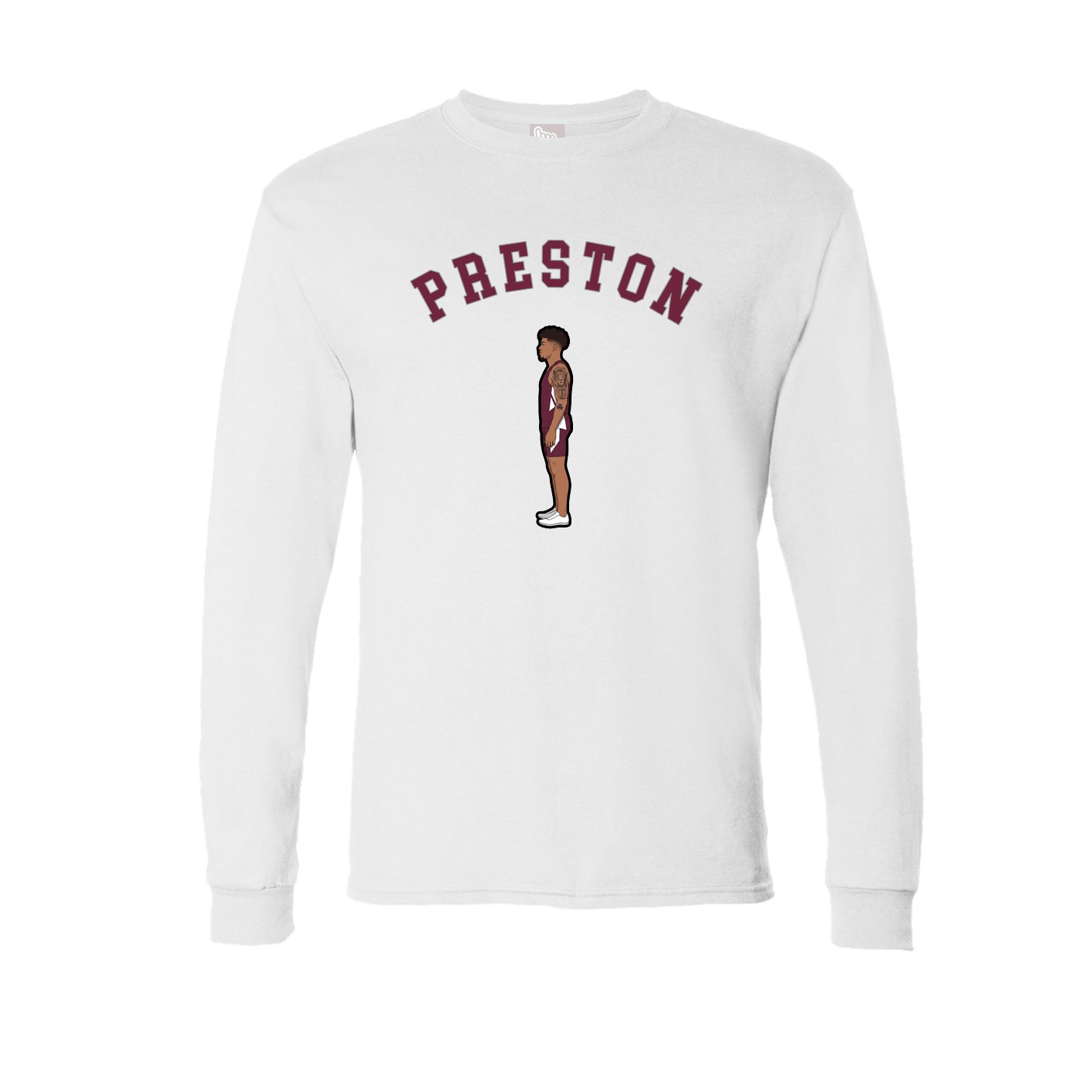 Long Sleeve Tee — Shirsey Arch in White