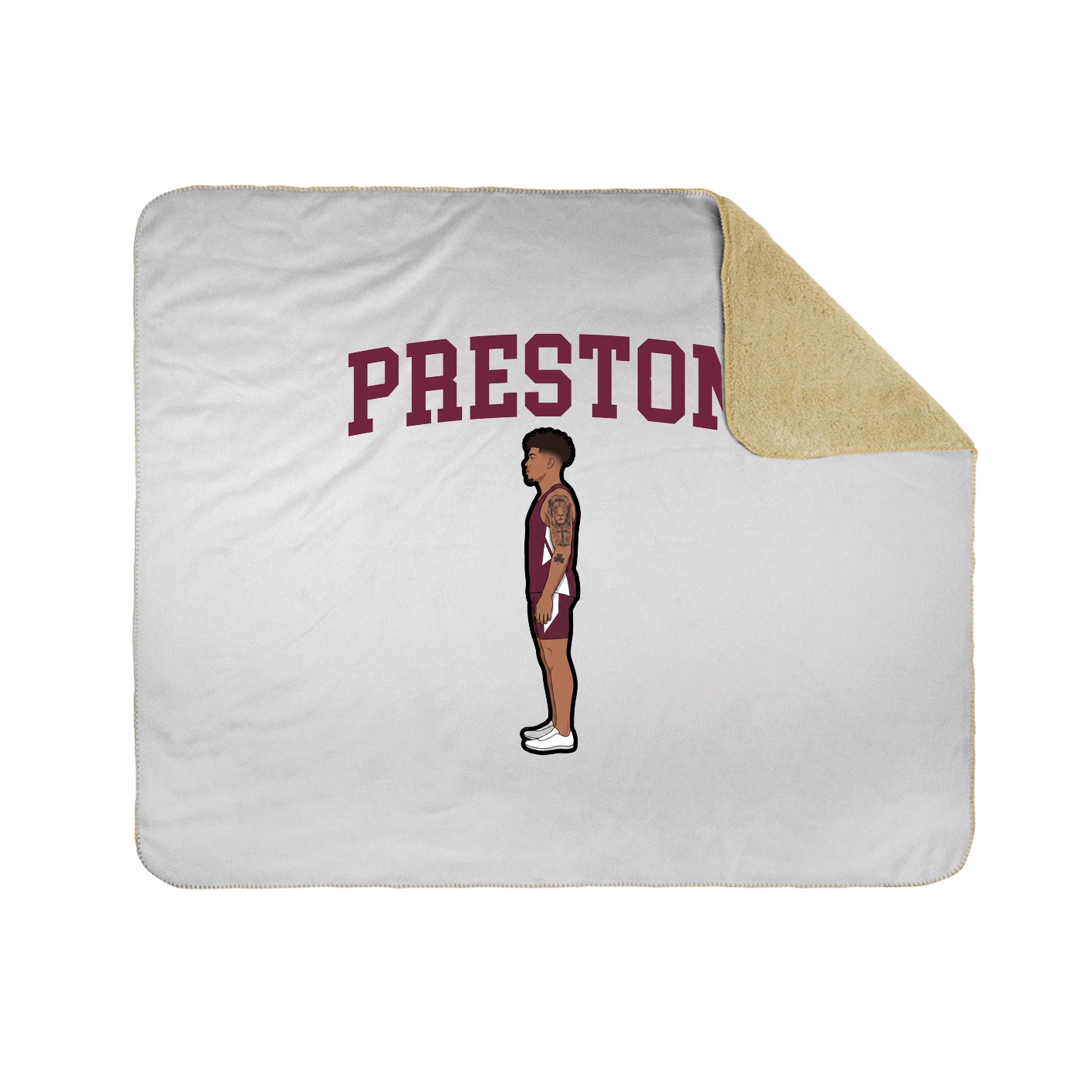 Throw Blanket — Shirsey in White