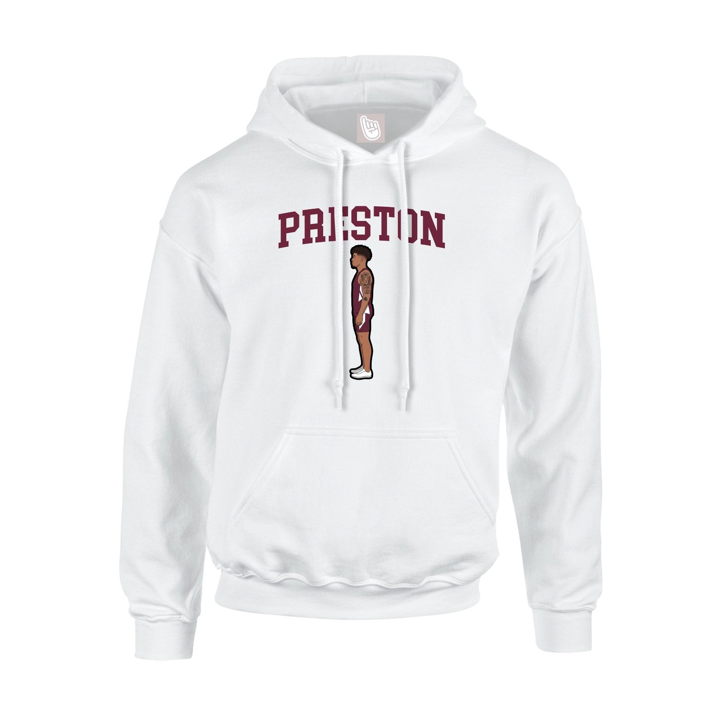 Hoodie — Shirsey in White
