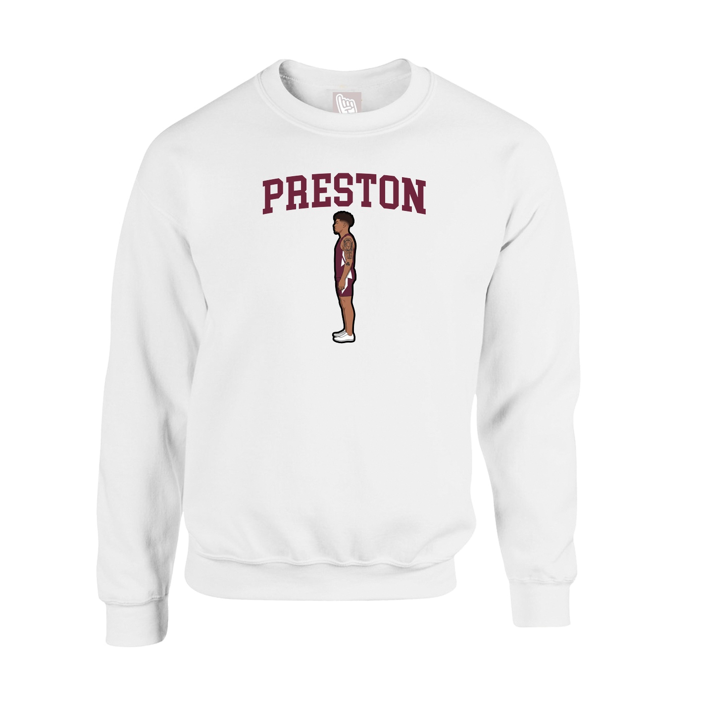 Fleece Crew — Shirsey in White
