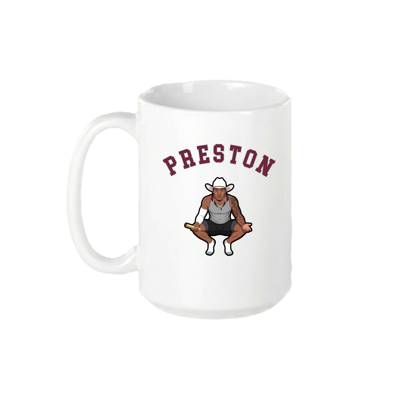 15oz Coffee Mug — Shirsey Arch in White