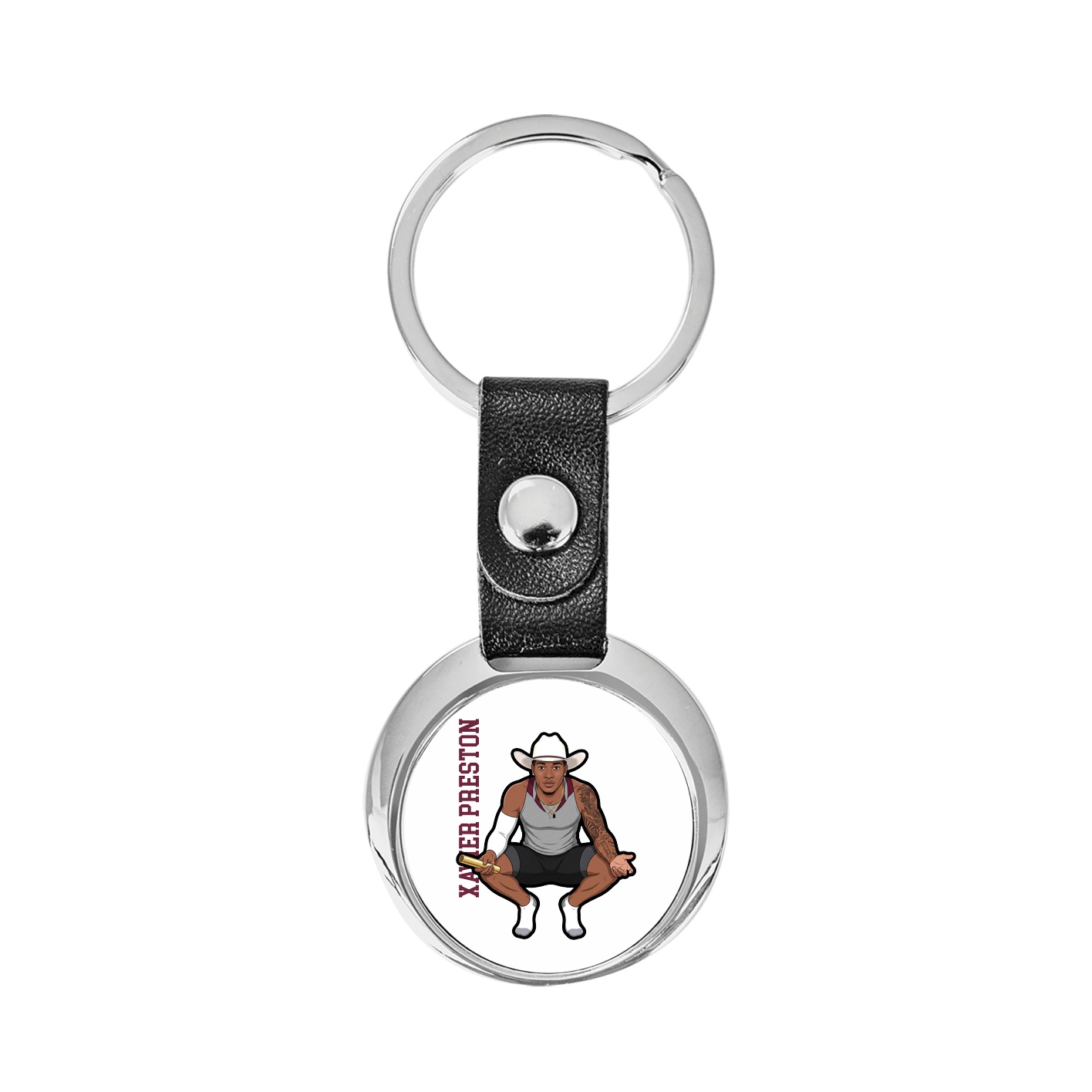 Key Chain — Name Vertical in Classic