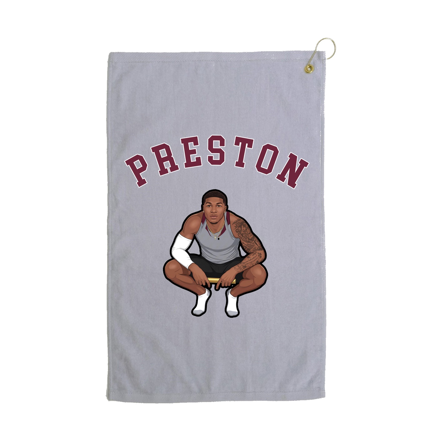 Golf Towel — Shirsey Arch in Grey