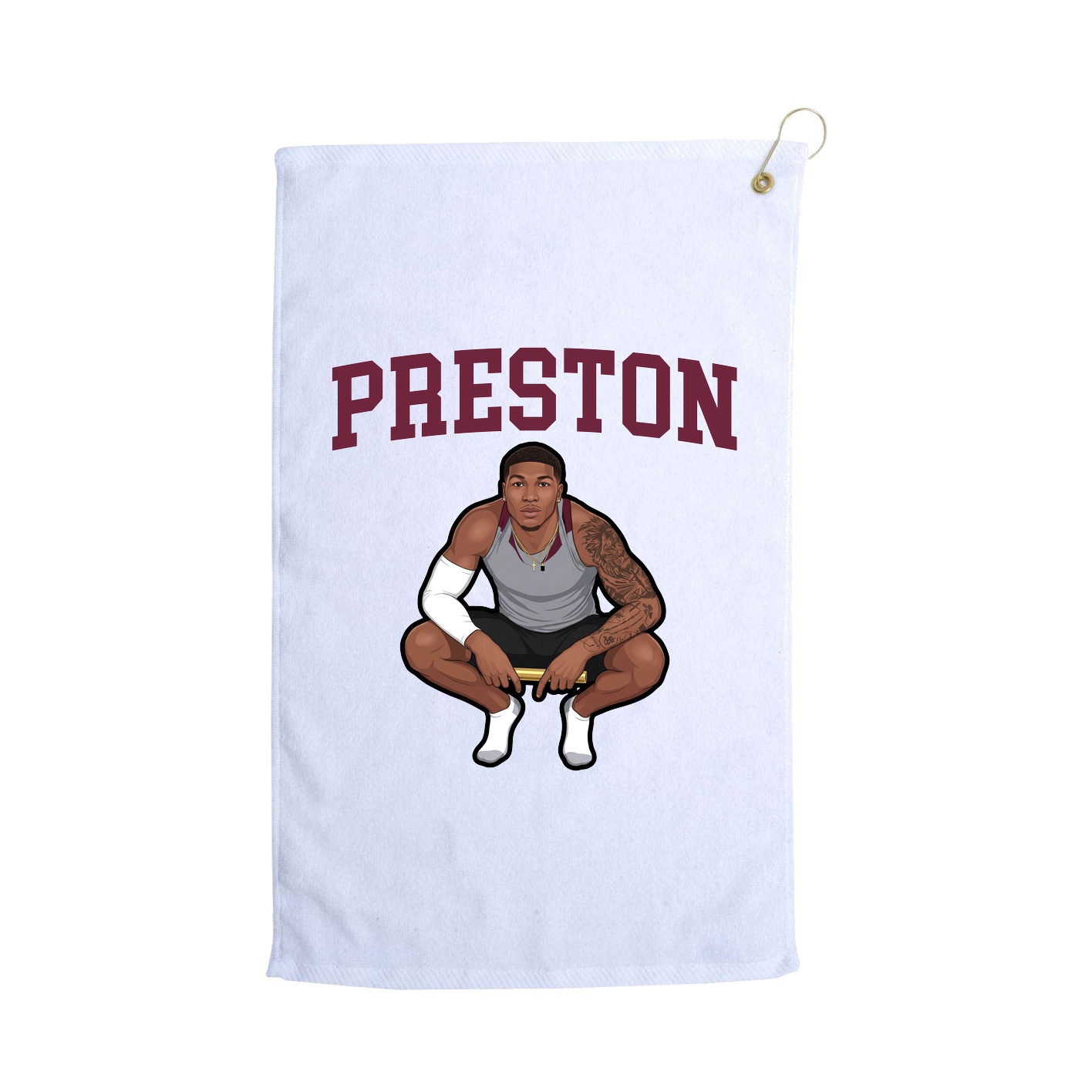 Golf Towel — Shirsey in White