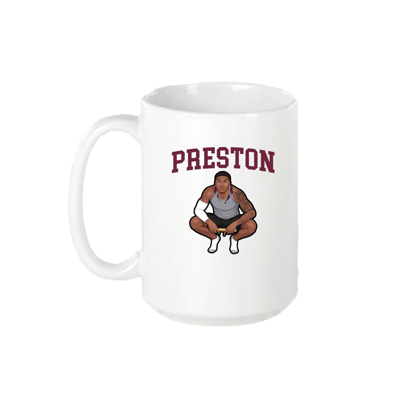 15oz Coffee Mug — Shirsey in White