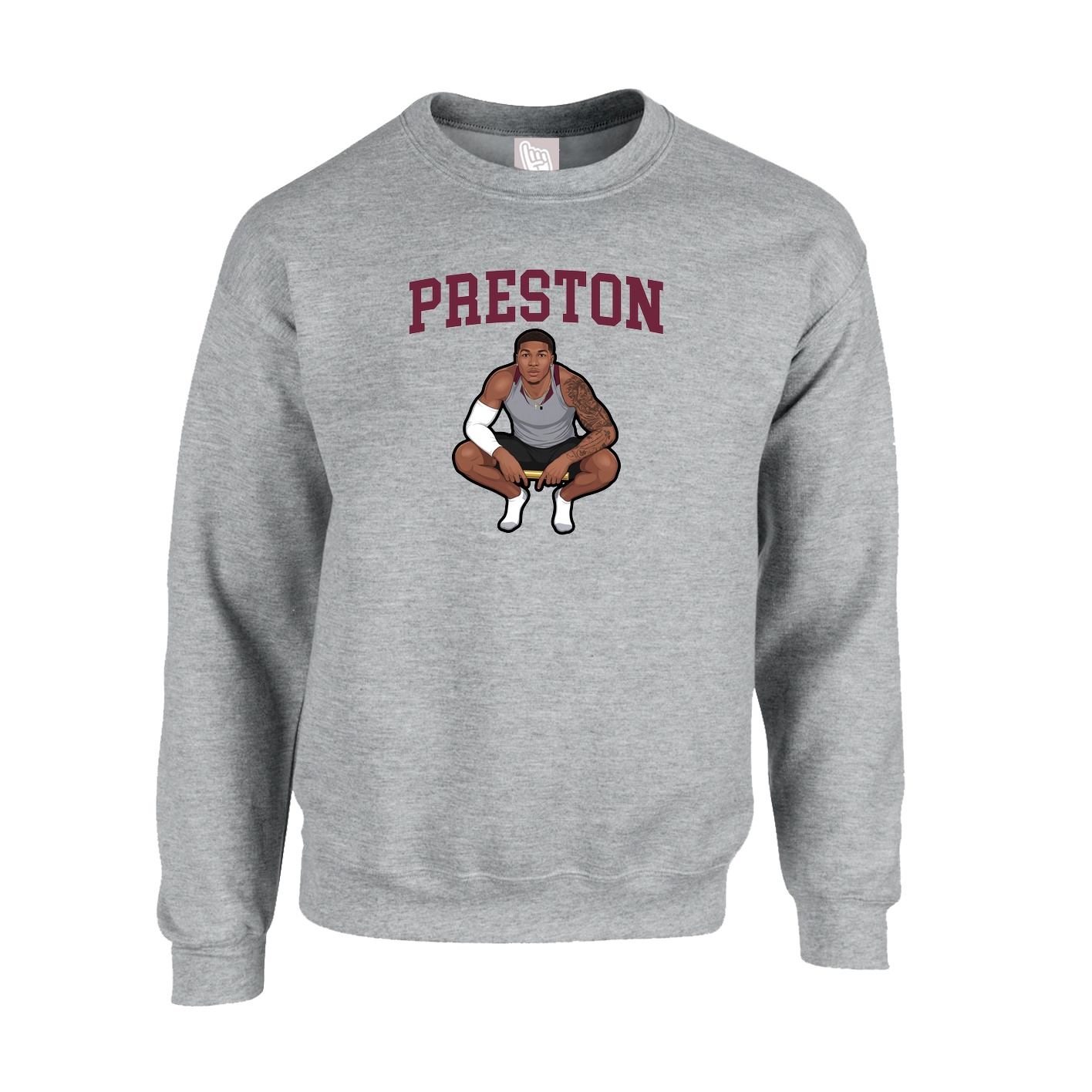Fleece Crew — Shirsey in Grey
