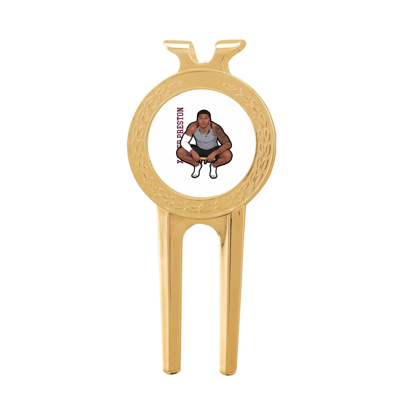 Divot Tool with Ball Marker — Name Vertical in Classic