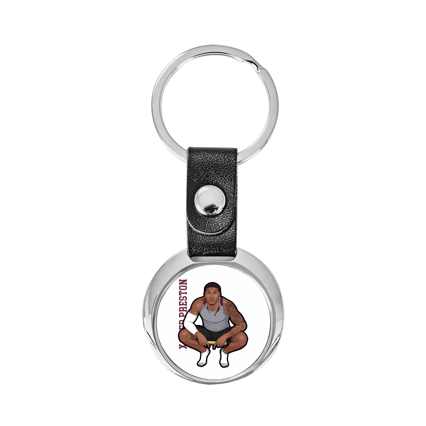 Key Chain — Name Vertical in Classic