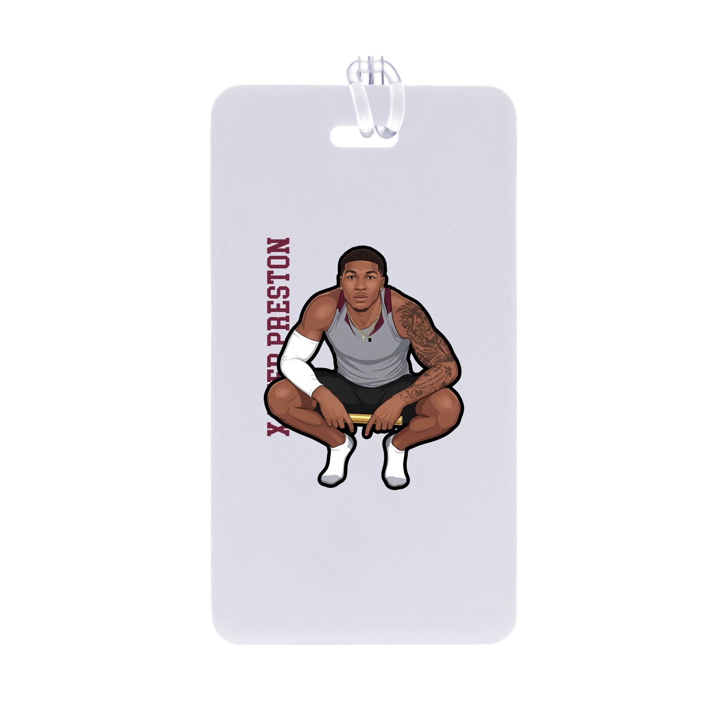 Bag Tag — Name Vertical in Classic