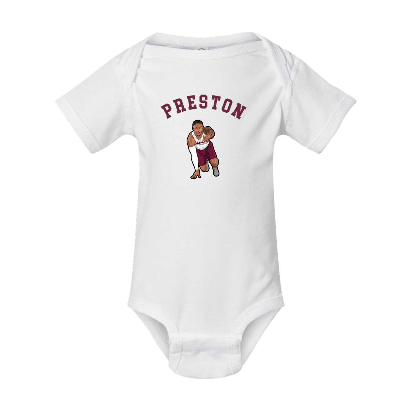 Baby Onesie — Shirsey Arch in White