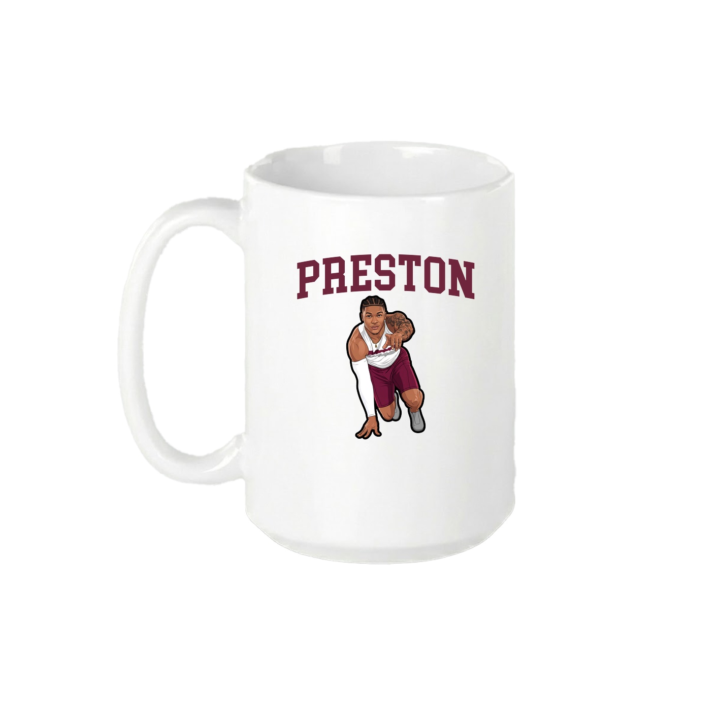 15oz Coffee Mug — Shirsey in White