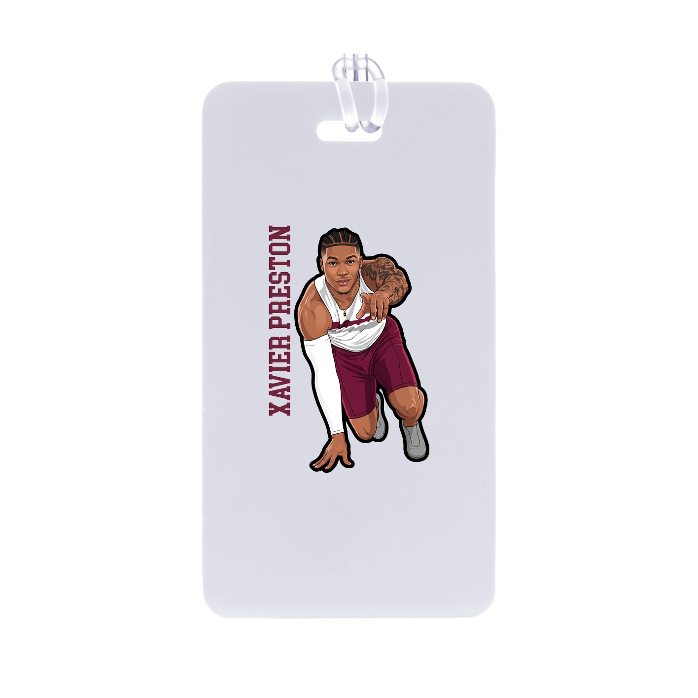 Bag Tag — Name Vertical in Classic