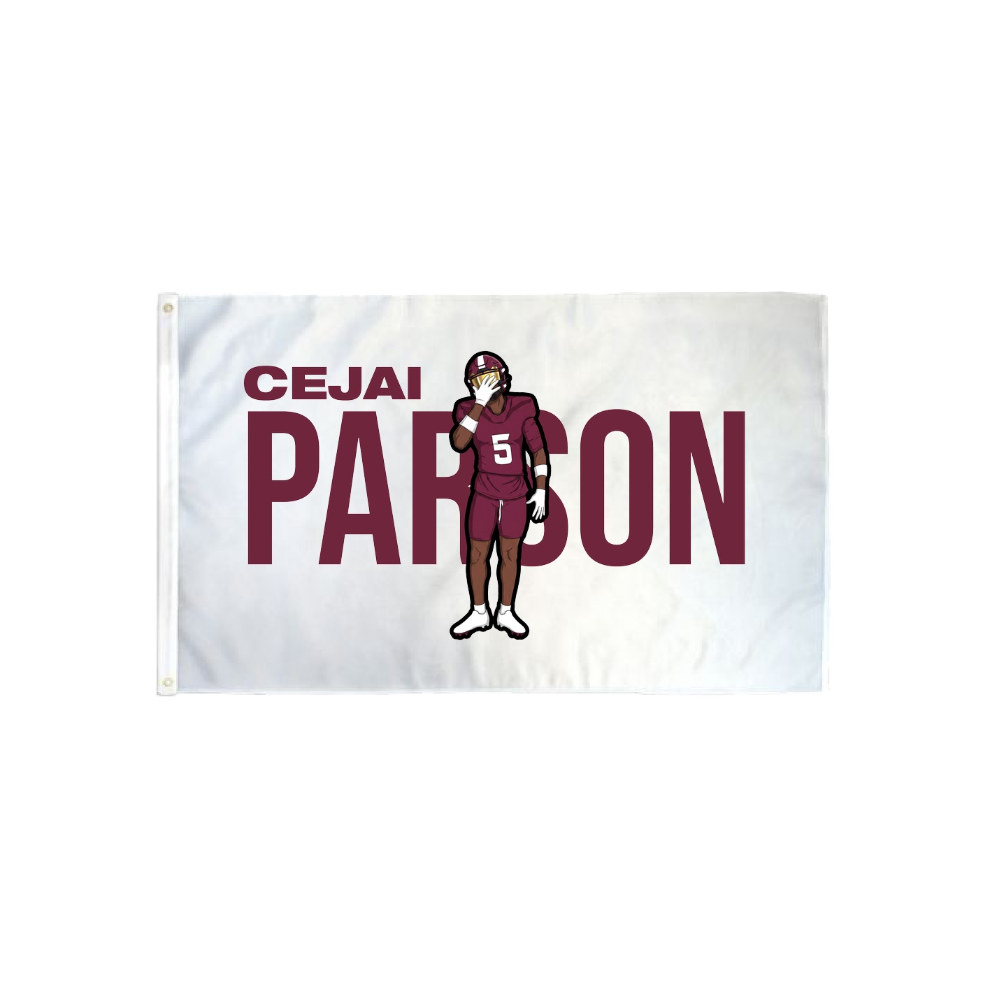 3x5 Flag — Player Name in Classic