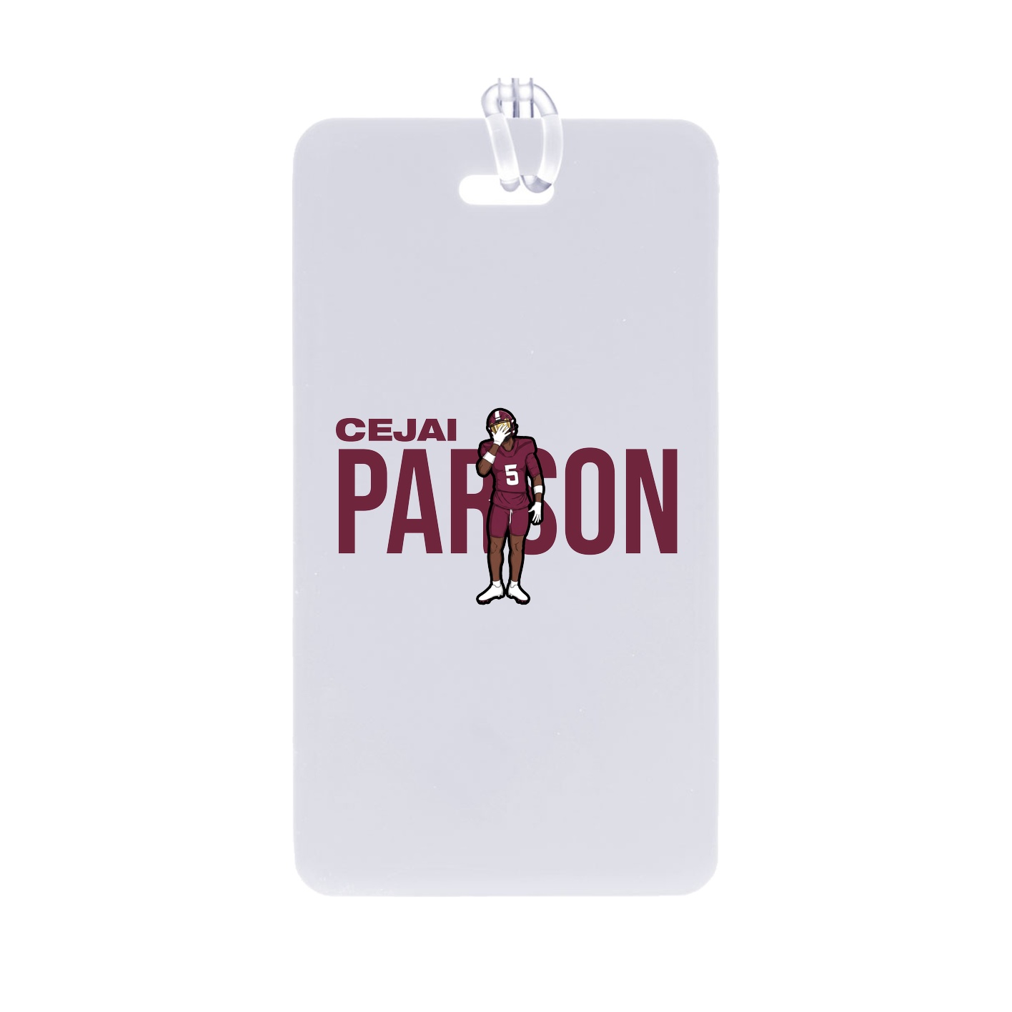 Bag Tag — Player Name in Classic