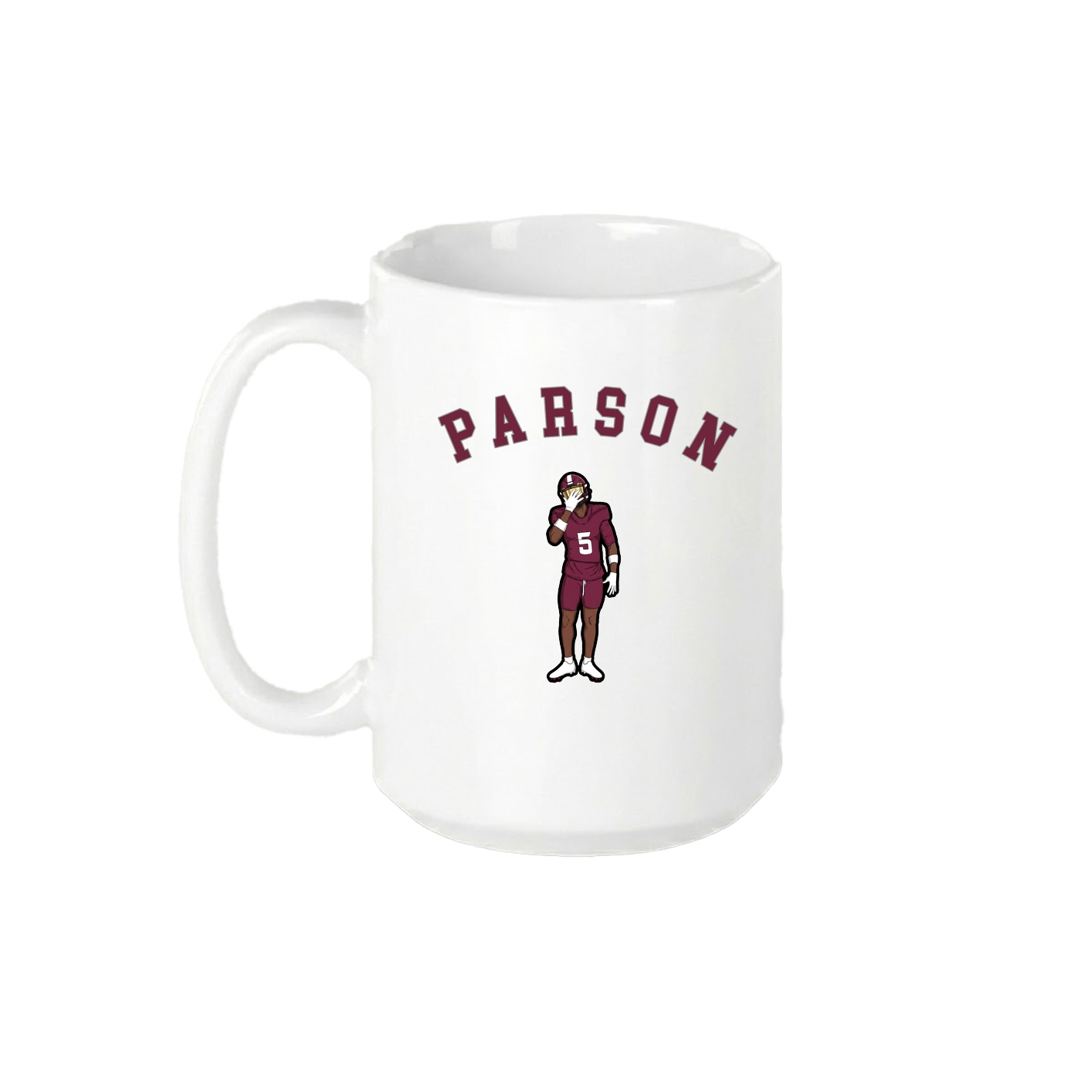 15oz Coffee Mug — Shirsey Arch in White