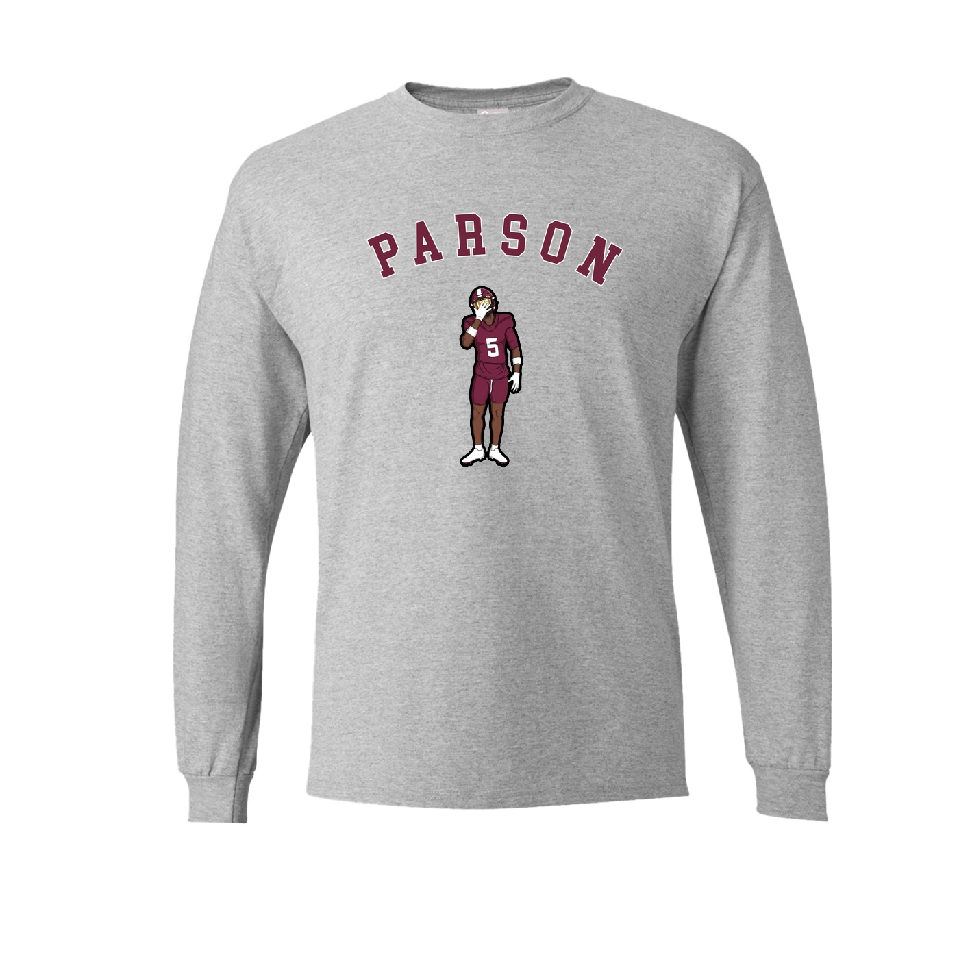 Long Sleeve Tee — Shirsey Arch in Grey
