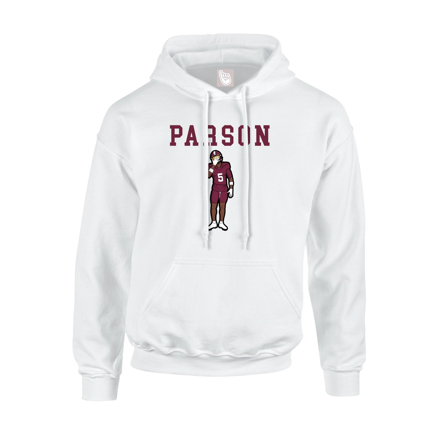 Youth Hoodie — Shirsey in White