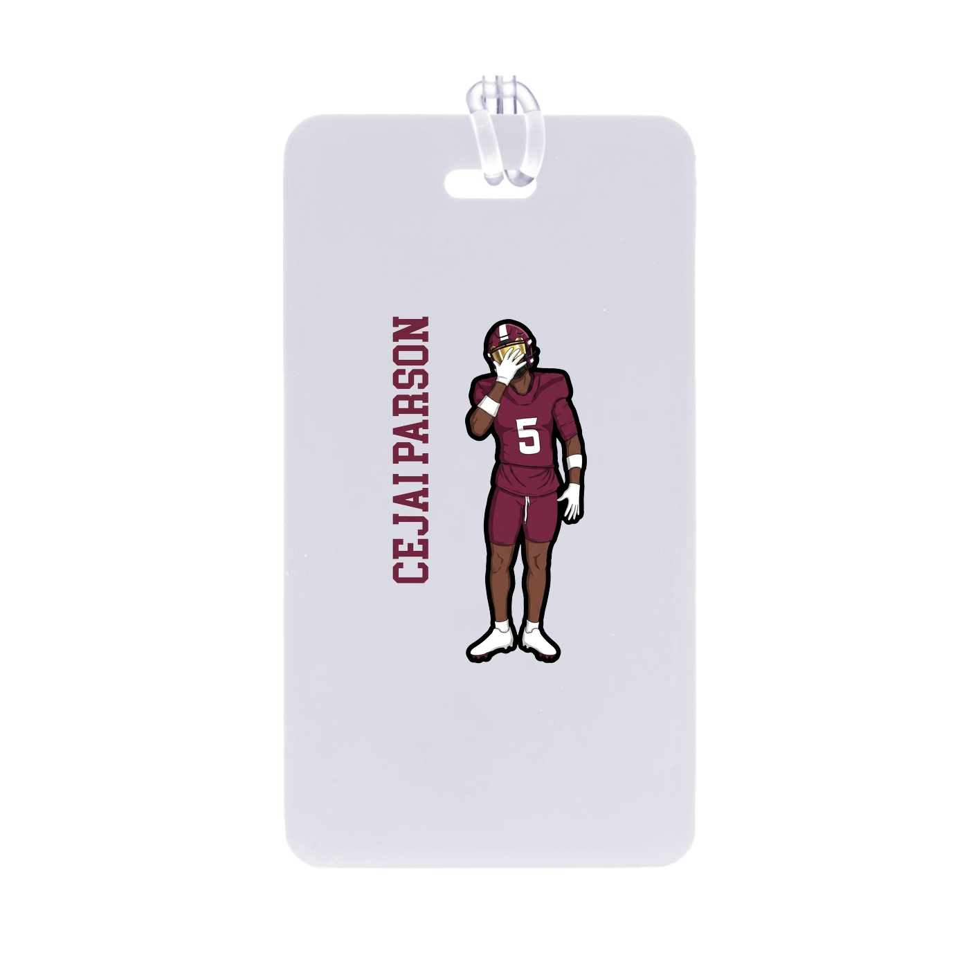 Bag Tag — Name Vertical in Classic