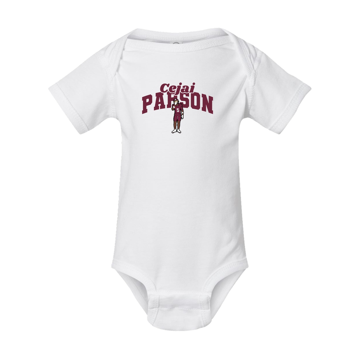 Baby Onesie — Signature Arch in White