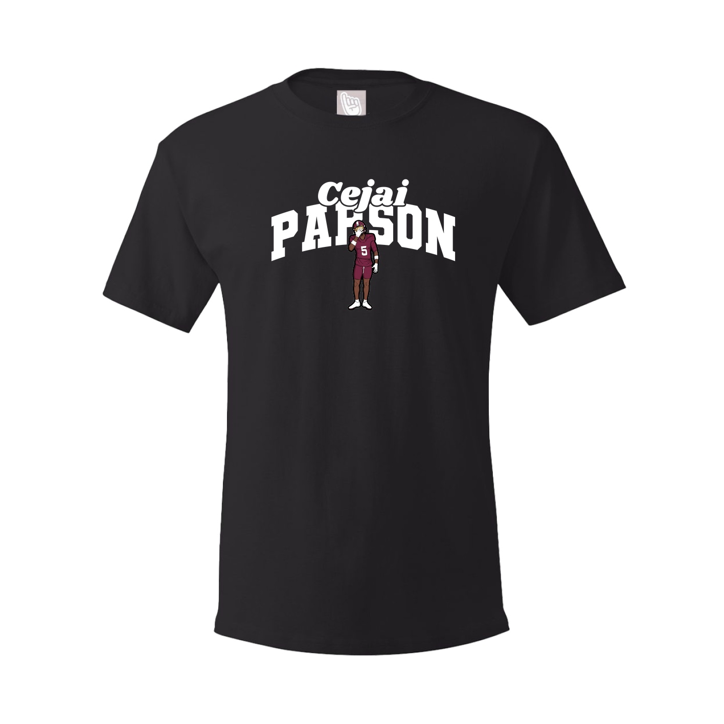 Tee — Signature Arch in Black