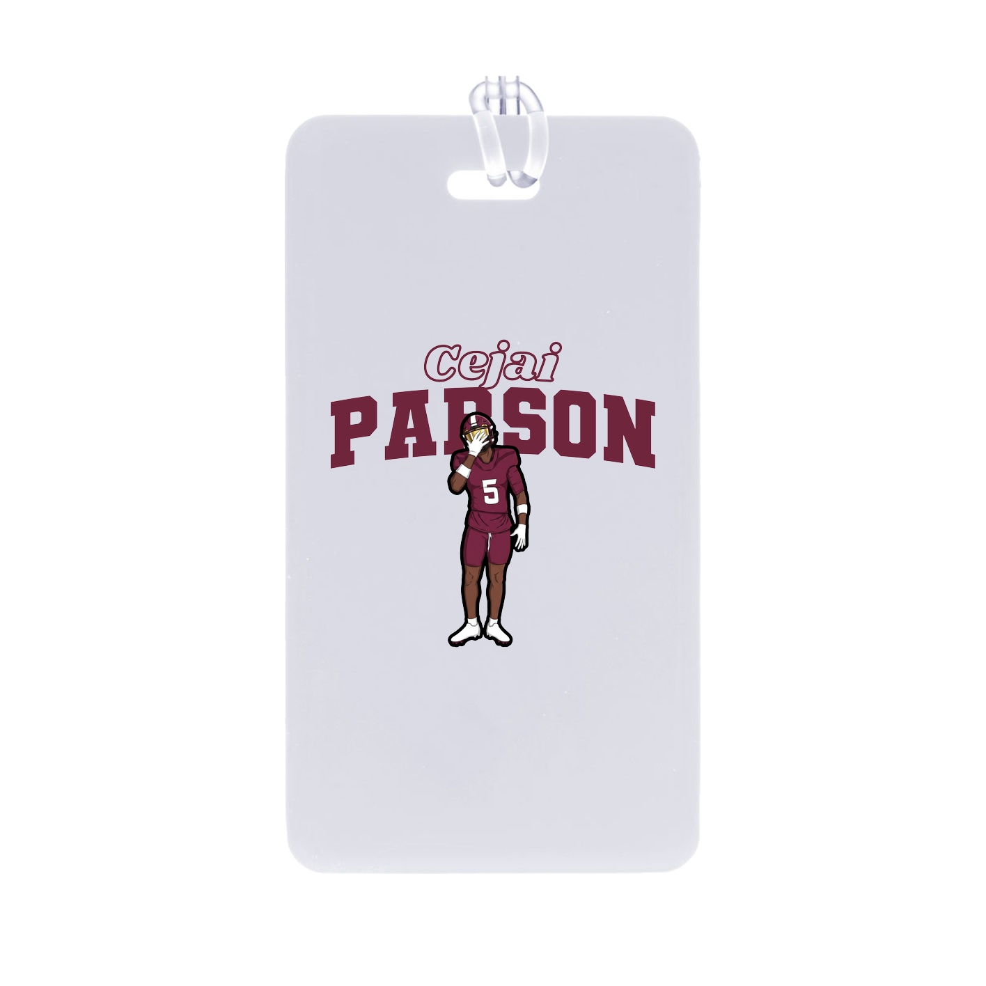 Bag Tag — Name Arch in Classic