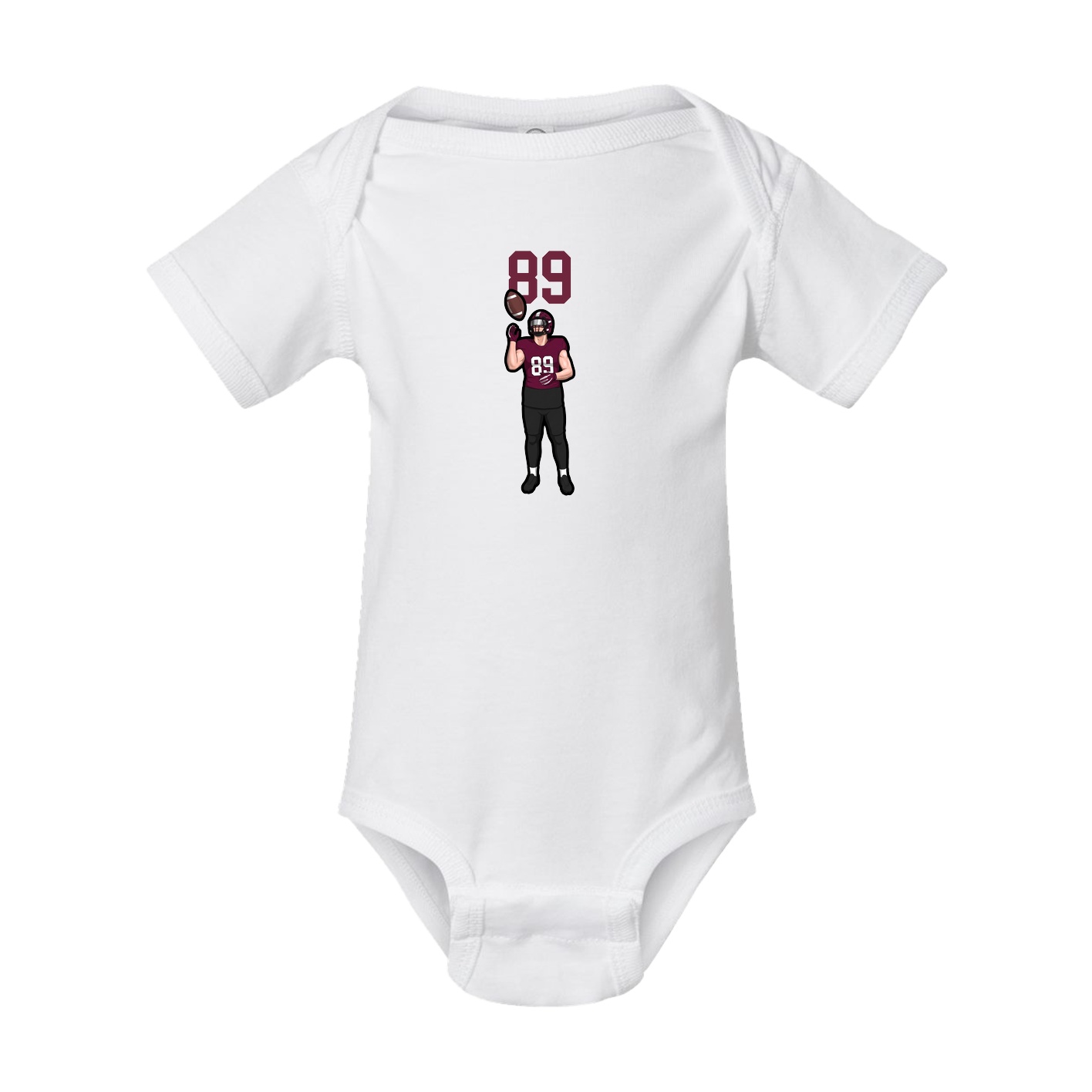 Baby Onesie — Number Top in White