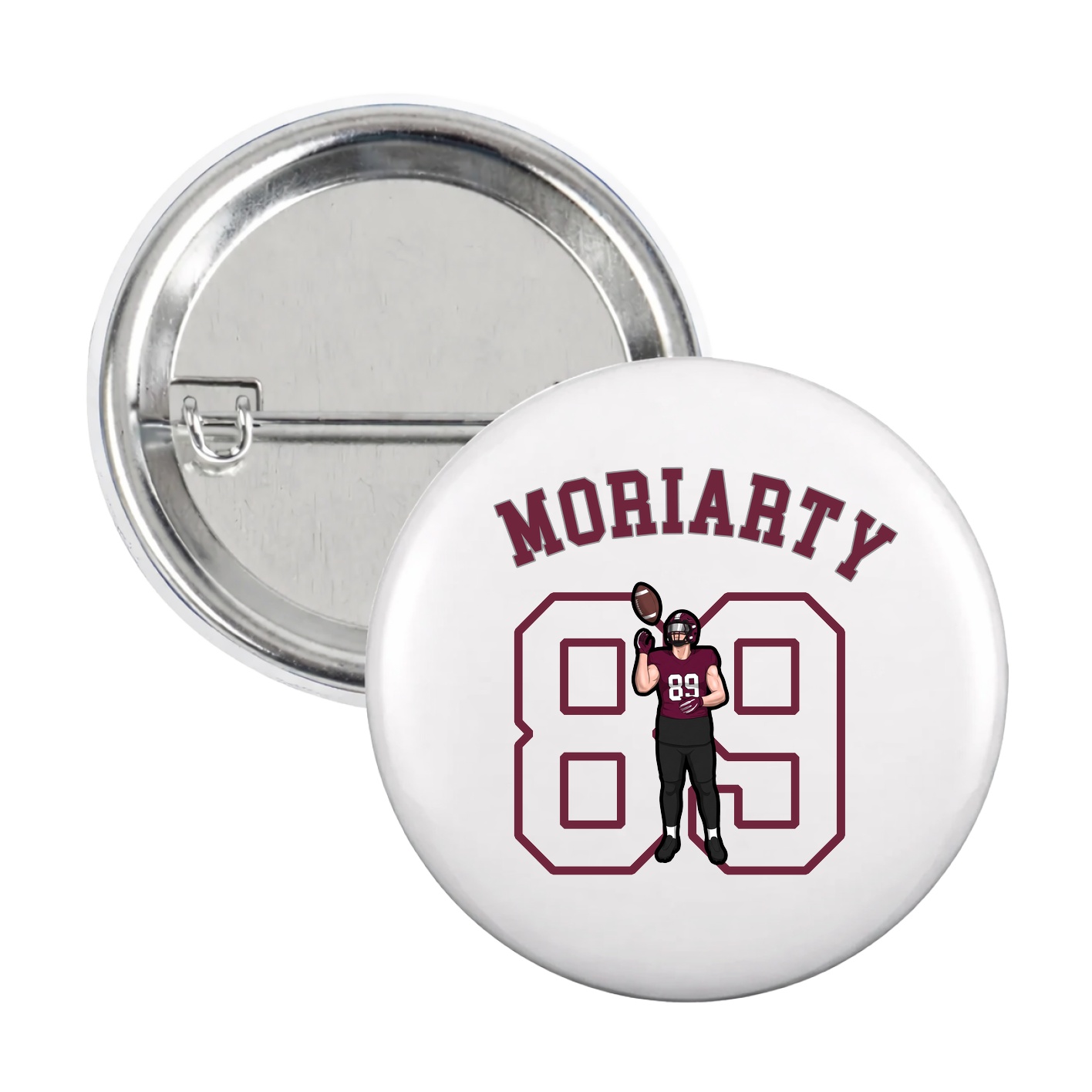 Game Day Button — Shirsey Arch in White