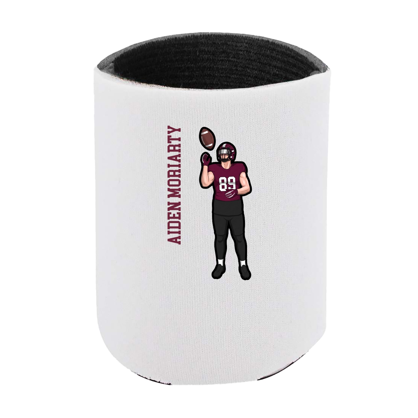 Can Holder — Name Vertical in White