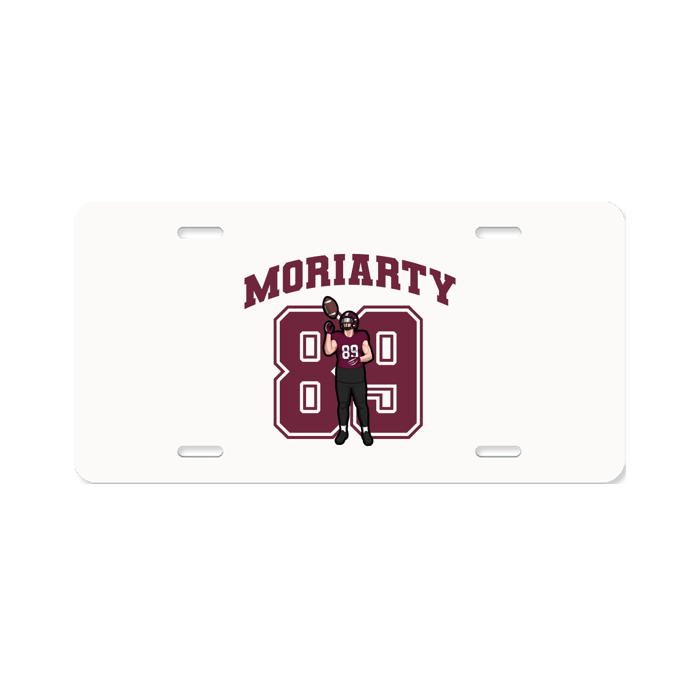 License Plate — Number in Classic