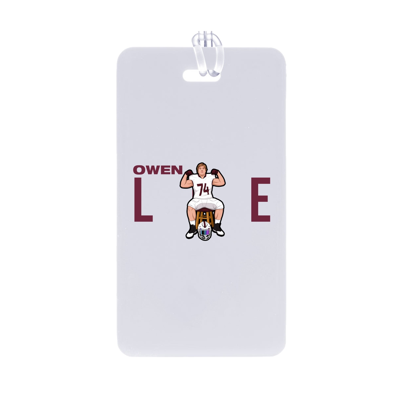Bag Tag — Player Name in Classic